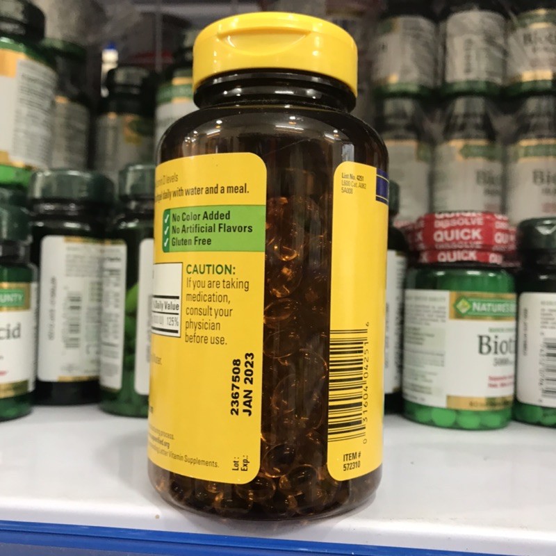 Viên Uống Bổ Sung Vitamin Nature Made Vitamin D3 650v (mẫu mới )– Mỹ date 01/2023 | BigBuy360 - bigbuy360.vn
