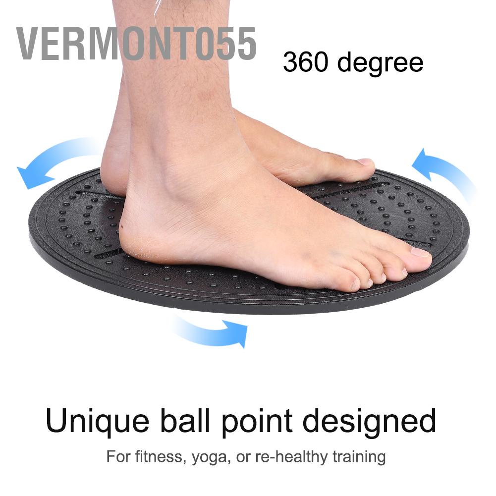 Có thể bán buôn 3 màu Wobble Balance Board Ổn định Đĩa Yoga Tập thể dục Thể Vermont055 Hàng giao ngay