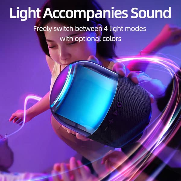 Loa Bluetooth tích hợp đèn LED RGB JR-ML05 JOYROOM