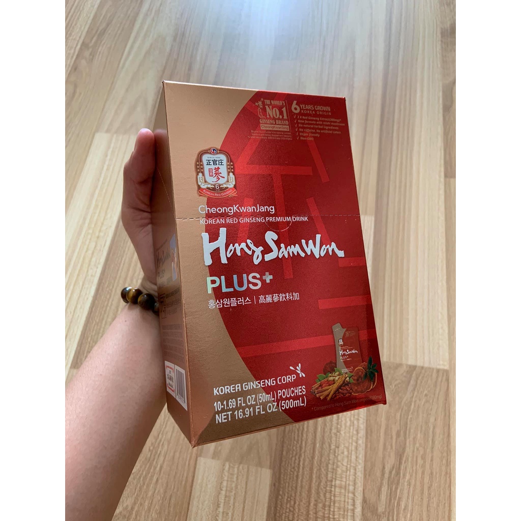 Nước Hồng Sâm Hong Sam Won Cheong Kwan Jang Plus 30 gói 50 ml