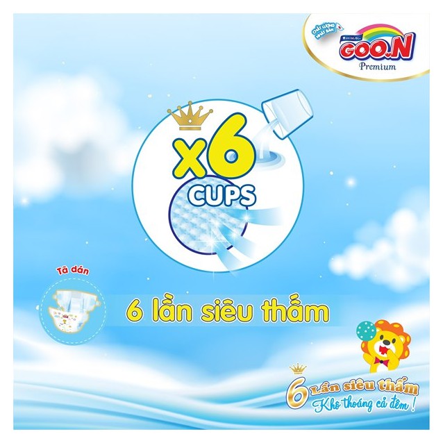 [Mẫu Mới] Tã Bỉm Goon Premium Đại Dán, Quần M60/M56/L50/L46/XL46/XL42/XXL36/XXXL26 Miếng