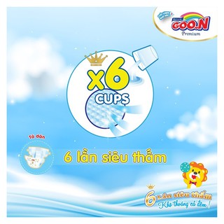 Tã Dán Goon Premium Slim M60/L50/XL46 Miếng (Cắt Tem)