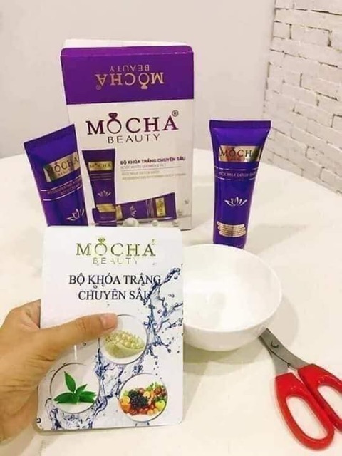 BỘ KHOÁ TRẮNG CHUYÊN SÂU MOCHA(sale 50%)