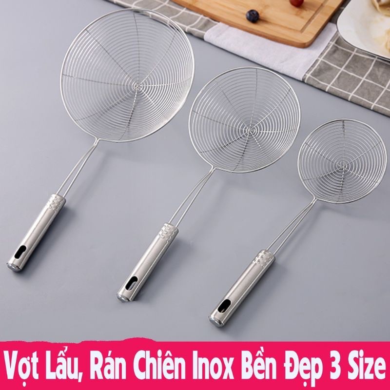VỢT LẨU VỚT ĐỒ CHIÊN RÁN LUỘC,VỚT BÁNH CHÔI