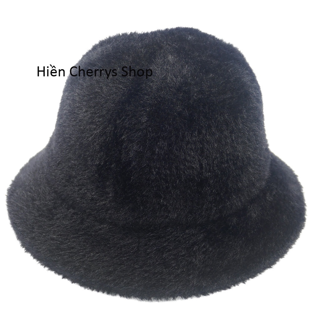 [ Nón mũ quãng châu ] Nón Lông Thỏ Bucket CHA Nữ Thời Trang Cao Câp 2022 Duy Nhất Tai VN