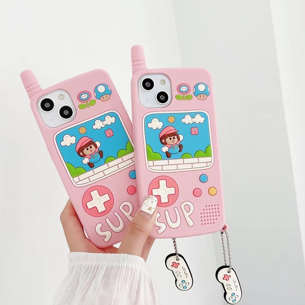 Ốp Điện Thoại Silicon Mềm Hình Máy Chơi game cellular 3D Cho Iphone 14promax 14 13 pro max 12 pro max 11 pro max x xr xs max 6 6s 7 8 plus