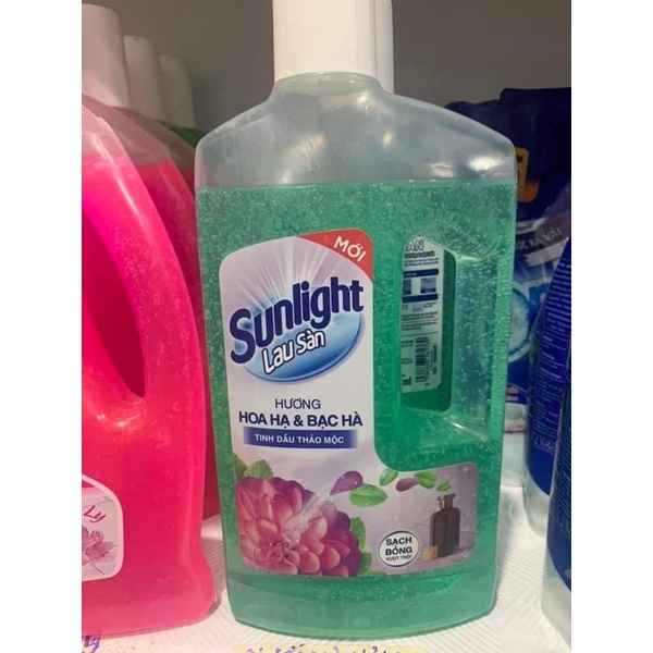 NƯỚC LAU SÀN SUNLIGHT 3,6KG  Gồm 3 Mùi: Hương Hoa Lily, Hoa Hạ Và Bạc Hà