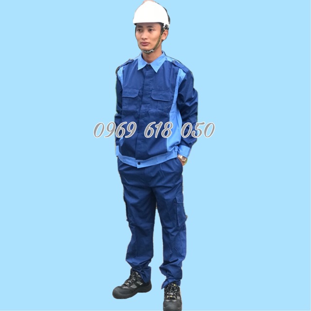 BỘ PANGDIM TB PHỐI XANH - QUẦN ÁO BẢO HỘ LAO ĐỘNG