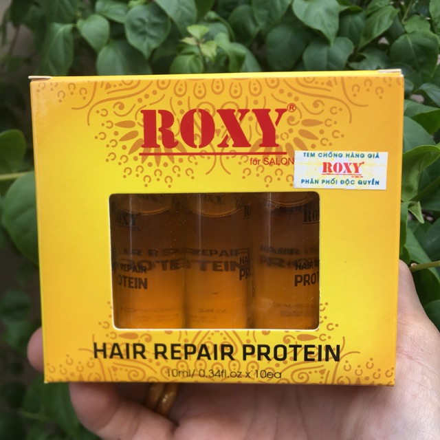 Phục hồi tóc hư nát thần dược tái tạo tóc ROXY PROTEIN 10 ống x10ml