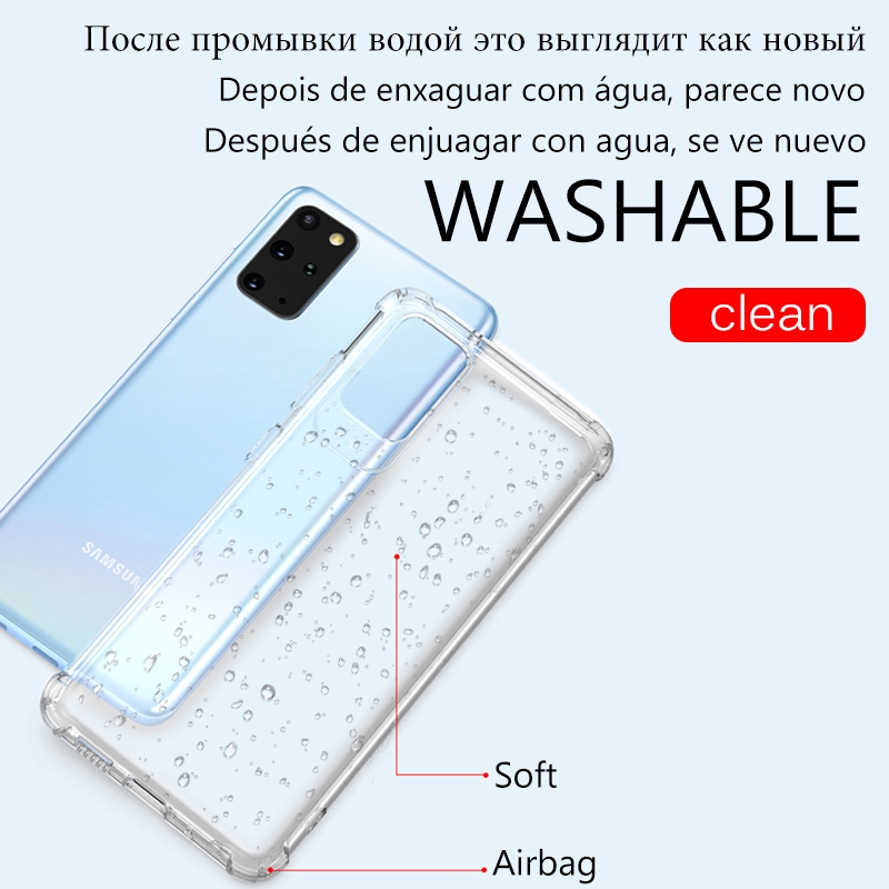 Ốp điện thoại chống sốc cho Samsung Galaxy S20 S21 Ultra S10 S10e S9 S8 Note 10 9 8 Plus Lite