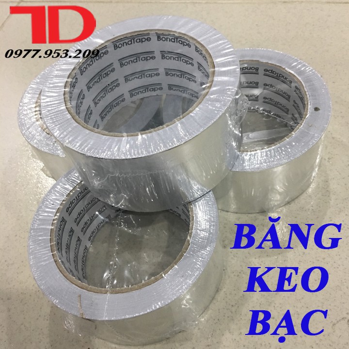 Combo 4 Băng keo bạc nhôm, Băng keo chịu nhiệt