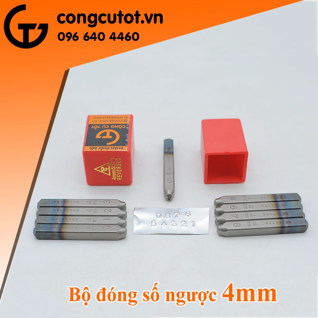 Bộ đóng số Ngược TOP 4mm
