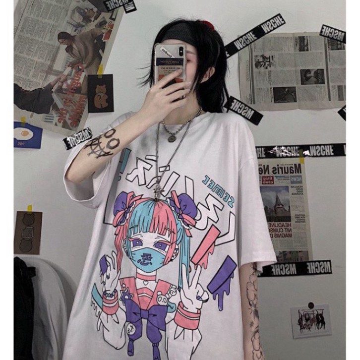 Áo thun tay lỡ Unisex Awesometee, áo phông form rộng ATL M377-30