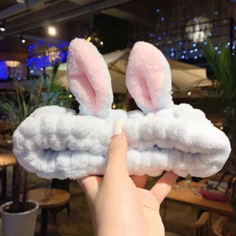 Băng Đô Cài Tóc Tai Mèo Đính Nơ Dễ Thương Cho Nữ