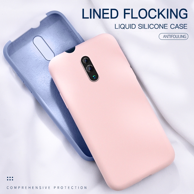OPPO Reno 4 4G A53 A5 A9 2020 A3S A5S A7 F9 F11 R17 Pro Find X Ốp điện thoại vỏ silicone màu trơn cho | BigBuy360 - bigbuy360.vn
