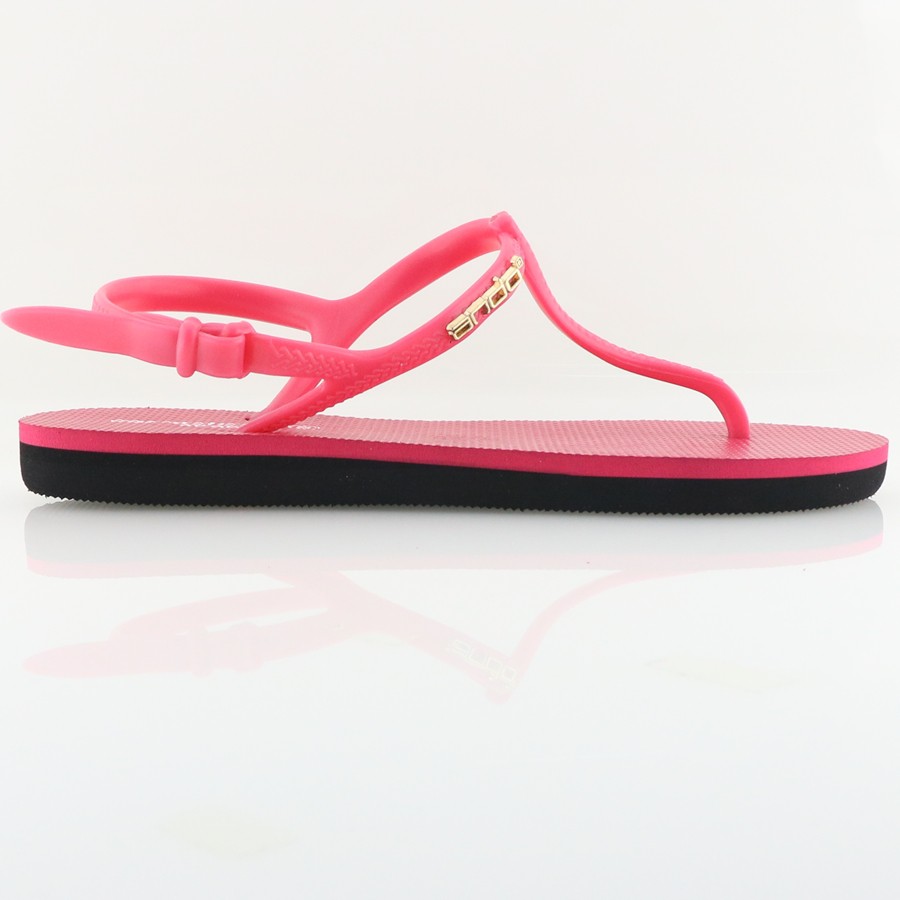 Giày Sandal Phối Dây Thời Trang Cho Nữ 02 Fuschia