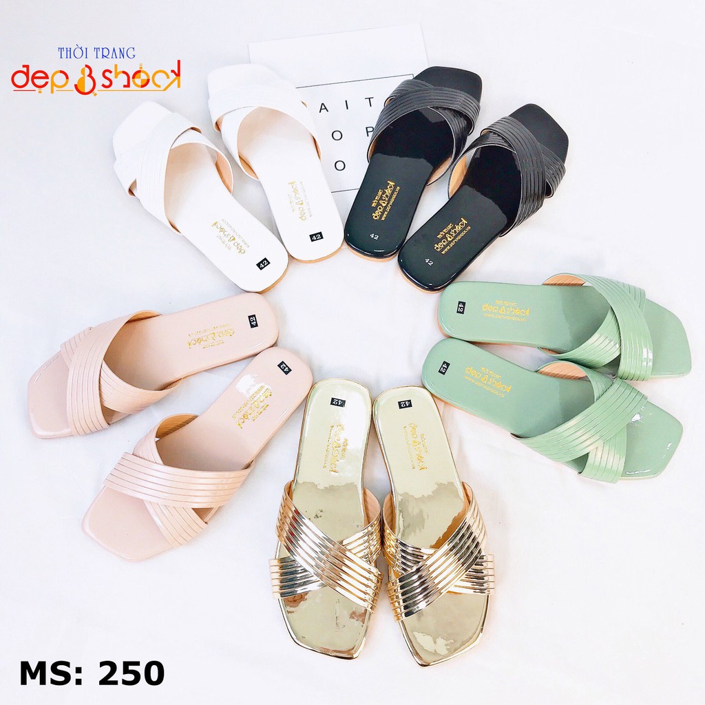 Dép quai chéo nữ bigsize MS250