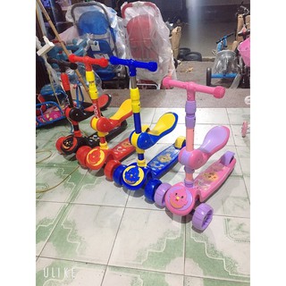 (XẢ HÀNG) XE TRƯỢT SCOOTER CAO CẤP 2 in 1 608