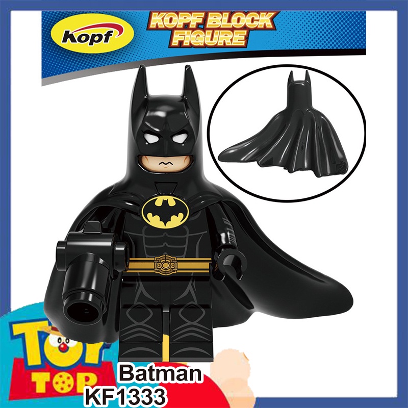 Đồ chơi lắp ráp mini nhân vật Batman người dơi Ironman người sắt Superman xếp hình Kopf KF6115