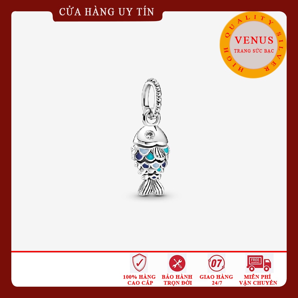 [Charm bạc 925 cao cấp] Charm treo con cá- Mã sản phẩm VENUSCA