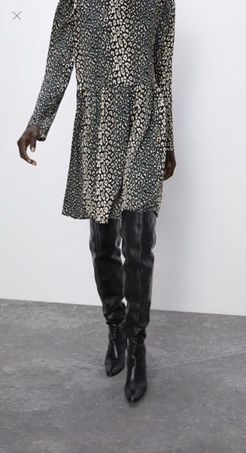 Váy baby doll Zara auth canh sale, kèm ảnh thật