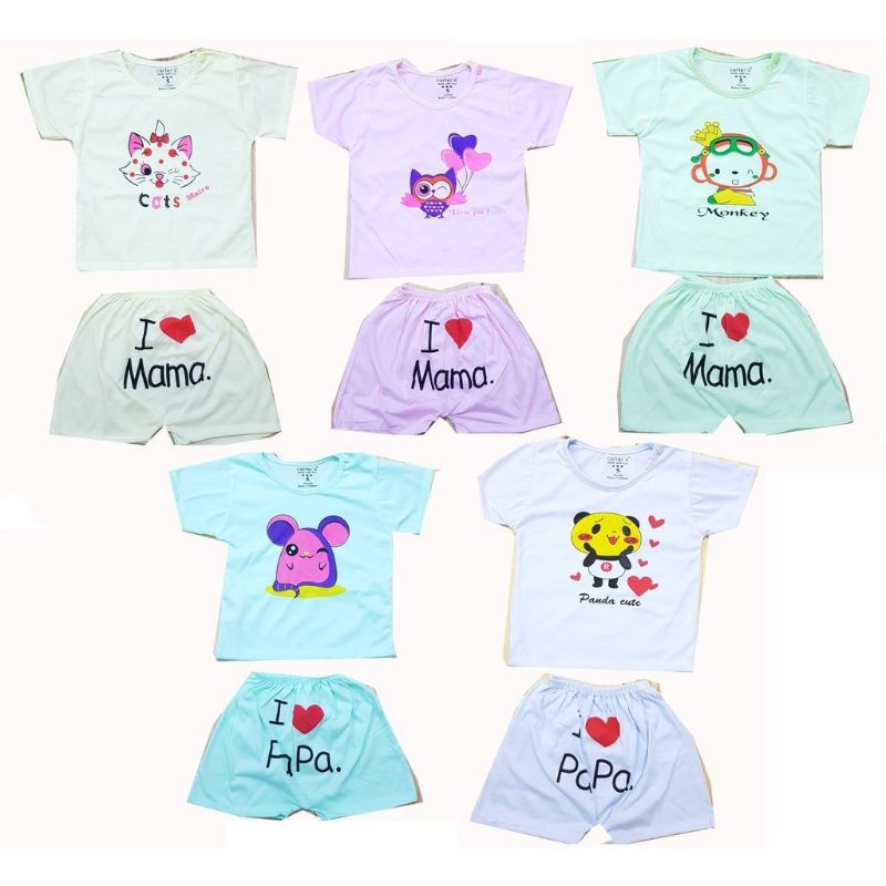 Bộ Sát Nách Cho Bé Trai /Gái Từ 5-9kg TAN