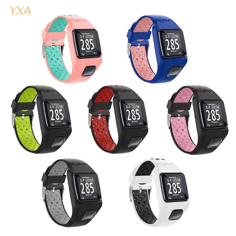 Dây Đeo Thay Thế Bằng Silicon Mềm Chống Sốc Cho TomTom 1 Multi-Sport GPS HRM CSS AM Cardio R