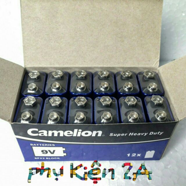Combo 2 Viên / 6 Viên Pin 9V Camelion cho micro không dây