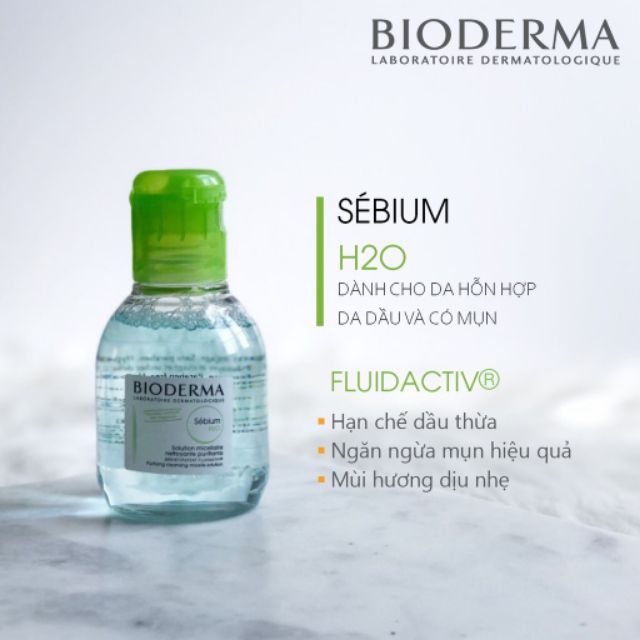 Nước Tẩy Trang Bioderma H2O Pháp (100ml ~ 500ml)