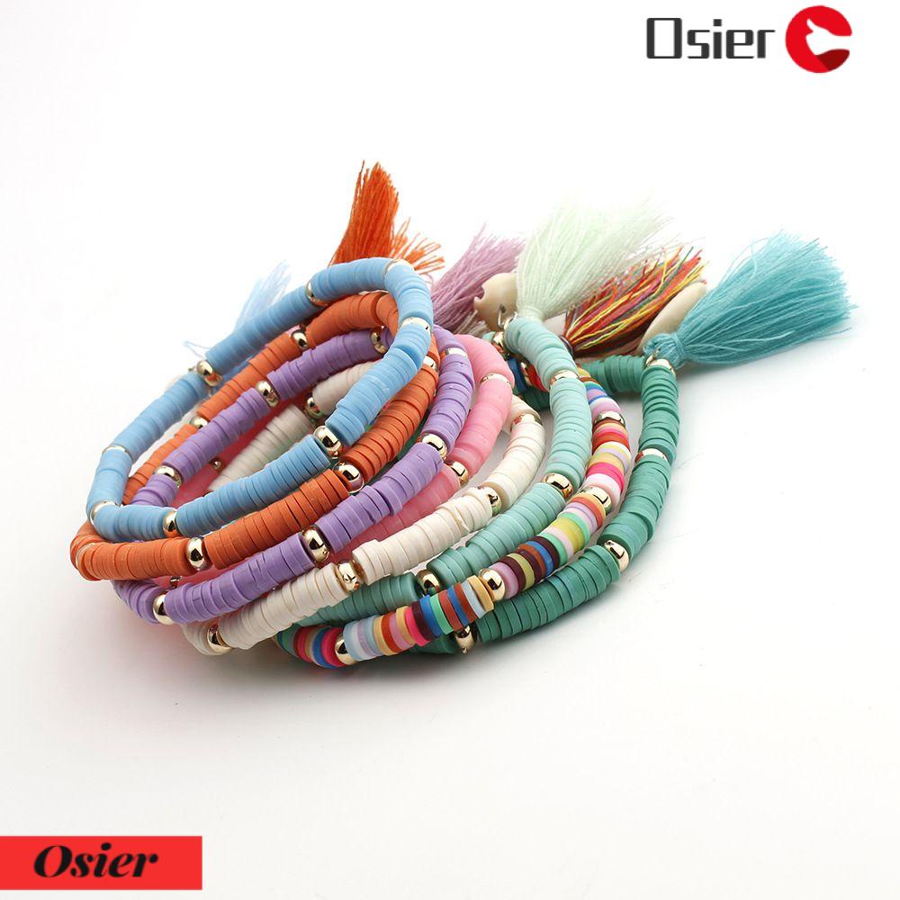 Vòng Tay Chuỗi Hạt Vỏ Sò OSIER1|Dây Tua Rua Phong Cách Dân Tộc