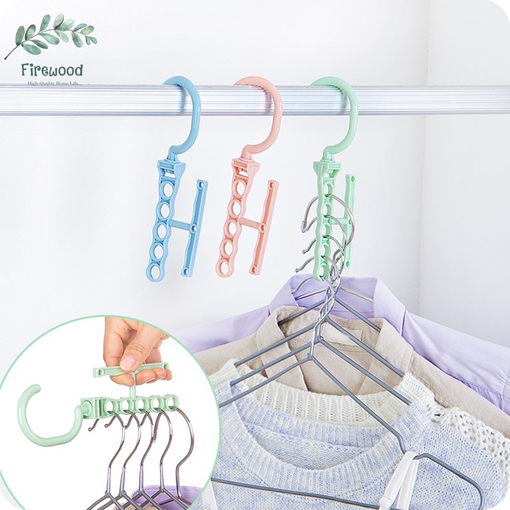 Móc áo nhựa nhiều tầng chống trượt tiện lợi cho gia đình