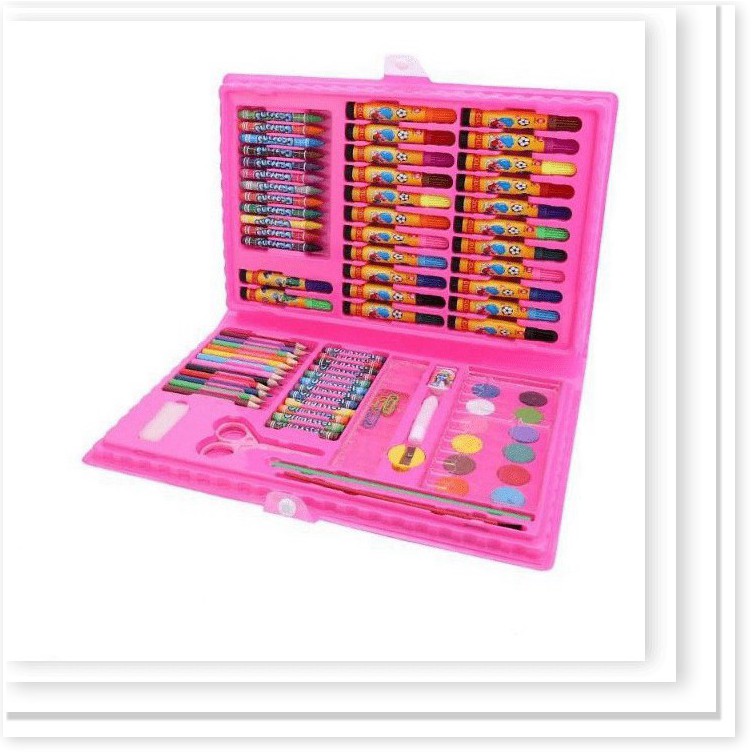 Bộ hộp bút màu bút chì màu vẽ 86 món cho bé