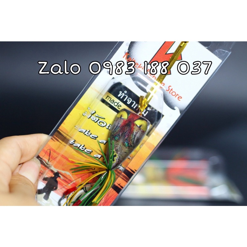 Nhái nhảy, lắc mini Thái Lan, mồi giả câu cá lóc