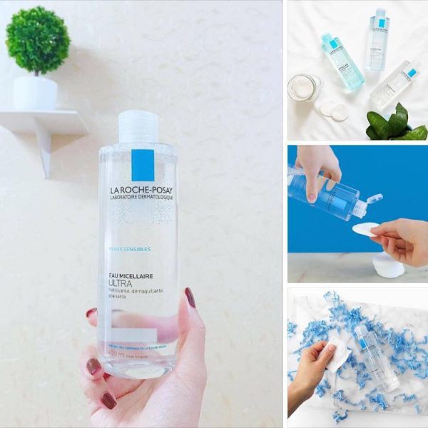 Nước tẩy trang La Roche-Posay Micellar Water 400ml da nhạy cảm da dầu mụn hỗn hợp làm sạch lỗ chân lông Queen Beauty | BigBuy360 - bigbuy360.vn