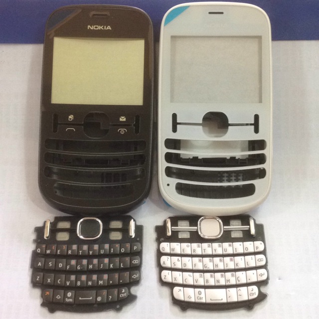 Vỏ nokia asha 200 full bộ cả sườn và phím