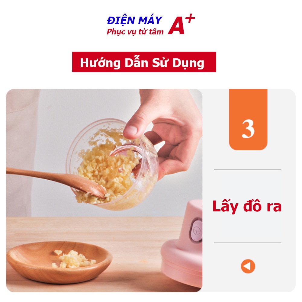 Máy Xay Ăn Dặm, Xay Cháo Chăm Sóc Trẻ Em, Người Già, 250 ml, Lưỡi Dao 3 Cánh Inox