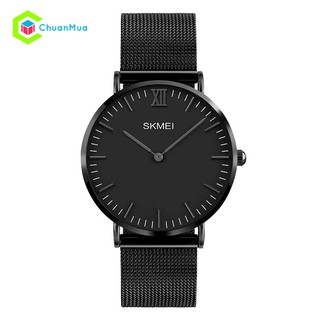 Đồng hồ nam skmei 1181 dây thép lưới dha427 - đen