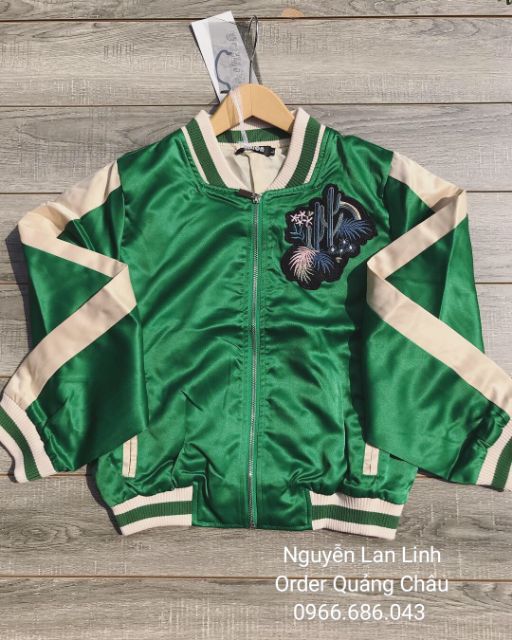 BOMBER XANH HỌA TIẾT