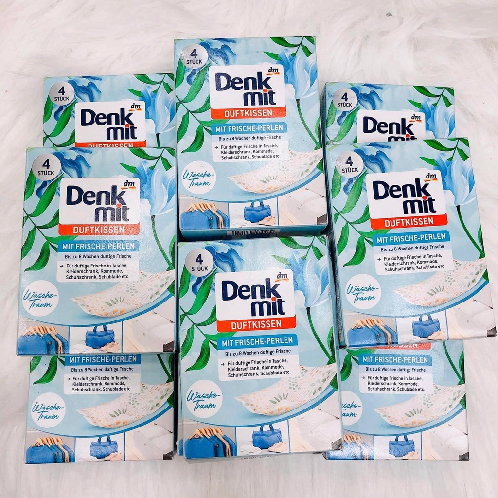 Hộp 4 Túi Thơm Quần Áo Denkmit Siêu Lưu Hương (Đức)