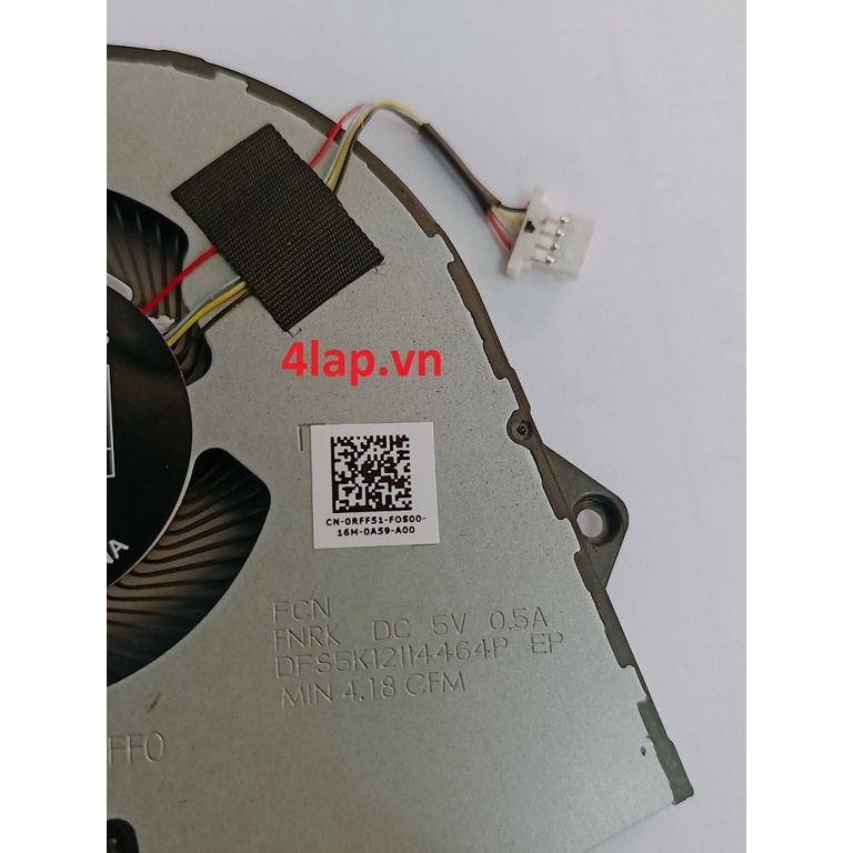 Quạt tản nhiệt CPU laptop Dell Vostro 3510 3420 3250 Inspiron 15 3000 3511 3510 3515 0RFF51