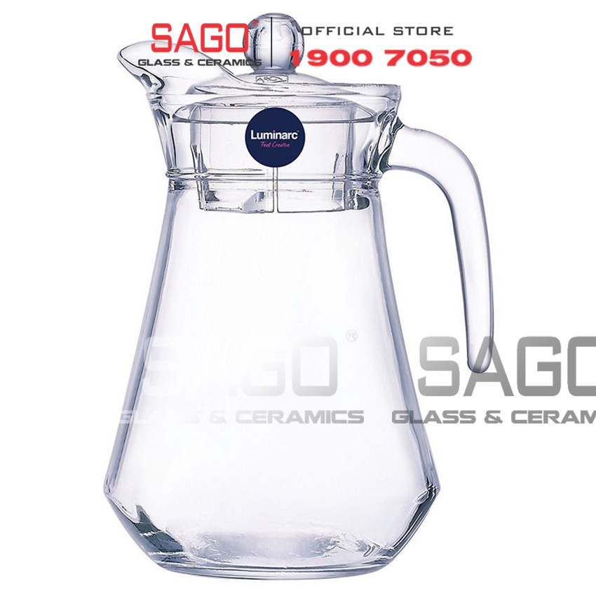 Bình Nước Thủy Tinh Luminarc Arc 1000ml ,1300ml | Tùy Chọn Dung Tích