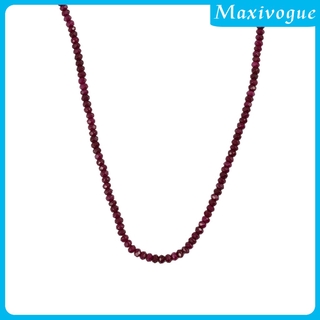 2 x 4 mm Ngọc đỏ mặt tự nhiên Rondelle Loose Bead Strand 15 ''