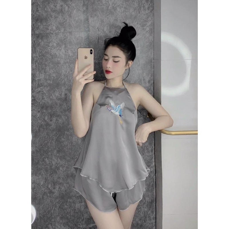 Yếm hạt satin loại 1