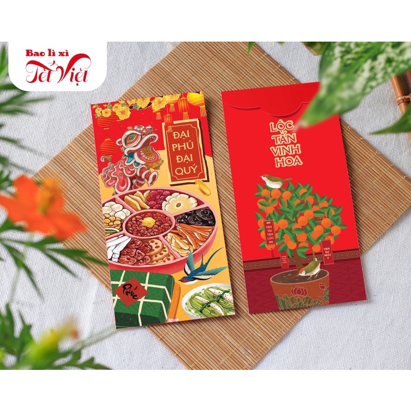 Xấp 10 Bao Lì Xì
