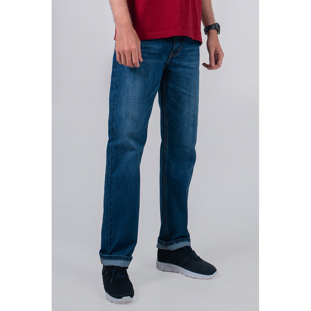 Quần jeans nam form rộng ống suông JN20SS11-CL