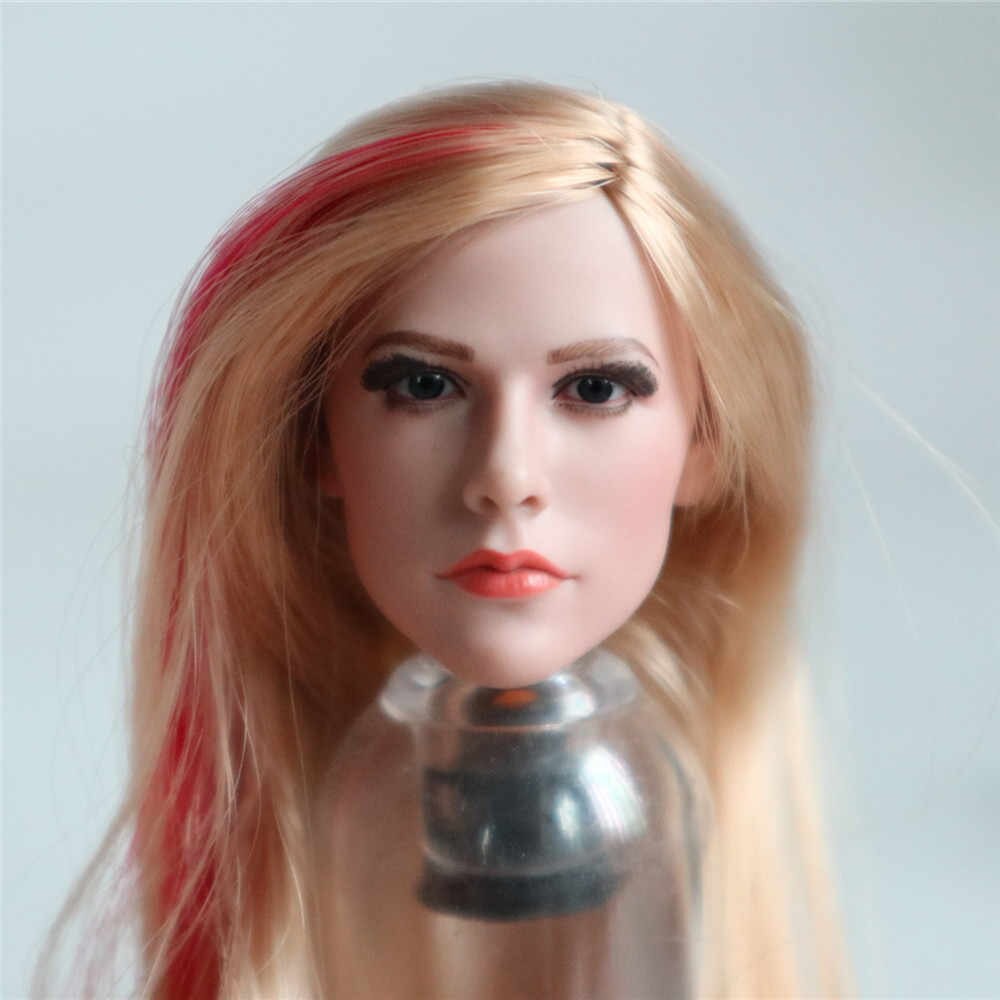 Mô hình đầu head Arvil Lavigne JXTOYS-028  1/6, 12 inch - Custom Figure