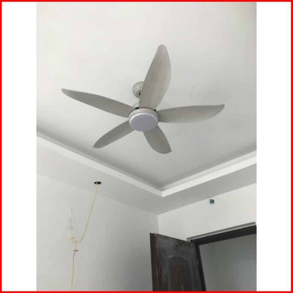 Quạt Trần Đèn Động Cơ DC Lõi Đồng [Tặng Kèm Móc Cao Su Treo Trần ] Có 6 Tốc Độ Gió,Sải Rộng Cánh 1m32,Đèn Led 3 chế độ s | BigBuy360 - bigbuy360.vn