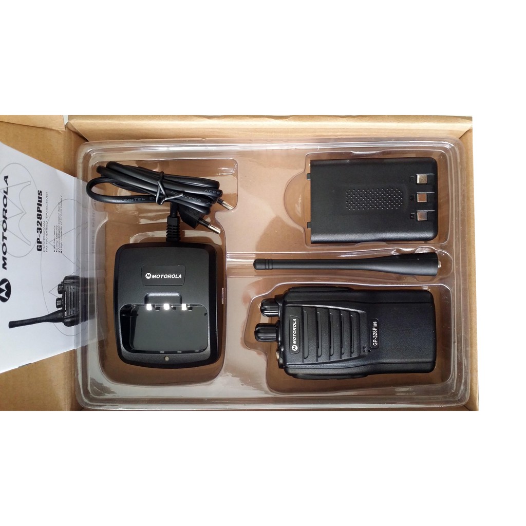 Bộ đàm cầm tay ⚡ Bộ đàm Motorola GP-328 Plus ⚡ -Âm thanh sắc nét