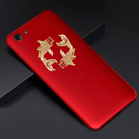 Miếng dán 2 cá chép bằng kim loại