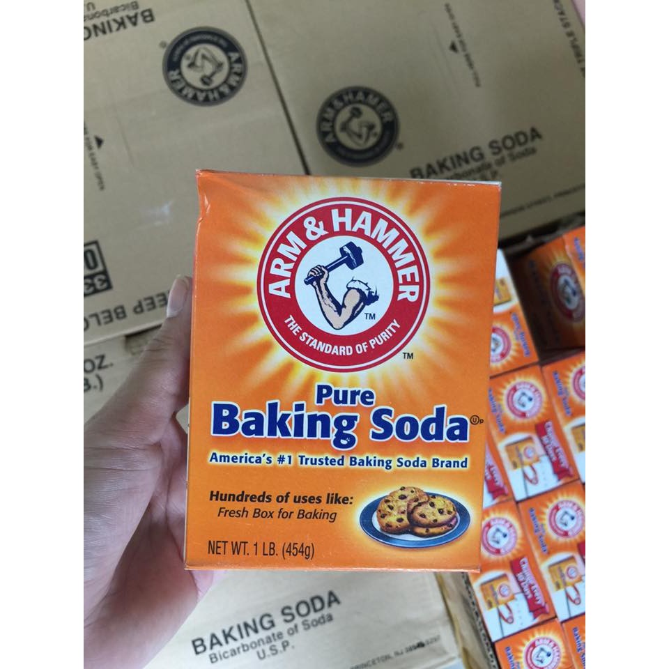 Bột nổi baking soda Arm &amp; Hammer hộp 454g